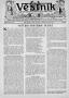 Newspaper: Věstník (West, Tex.), Vol. 30, No. 44, Ed. 1 Wednesday, November 4, 1…