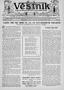 Newspaper: Věstník (West, Tex.), Vol. 26, No. 52, Ed. 1 Wednesday, December 28, …