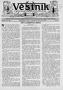 Newspaper: Věstník (West, Tex.), Vol. 23, No. 18, Ed. 1 Wednesday, March 13, 1935