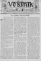 Newspaper: Věstník (West, Tex.), Vol. 21, No. 10, Ed. 1 Wednesday, January 18, 1…