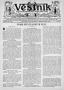 Newspaper: Věstník (West, Tex.), Vol. 30, No. 47, Ed. 1 Wednesday, November 25, …