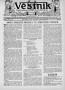 Newspaper: Věstník (West, Tex.), Vol. 26, No. 32, Ed. 1 Wednesday, August 10, 19…