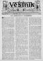 Newspaper: Věstník (West, Tex.), Vol. 22, No. 49, Ed. 1 Wednesday, October 17, 1…