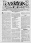Newspaper: Věstník (West, Tex.), Vol. 28, No. 16, Ed. 1 Wednesday, April 17, 1940