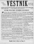 Newspaper: Věstník (West, Tex.), Vol. 43, No. 43, Ed. 1 Wednesday, October 26, 1…
