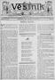 Newspaper: Věstník (West, Tex.), Vol. 25, No. 18, Ed. 1 Wednesday, May 5, 1937