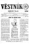 Newspaper: Věstník (West, Tex.), Vol. 63, No. 19, Ed. 1 Wednesday, May 7, 1975