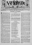 Newspaper: Věstník (West, Tex.), Vol. 32, No. 2, Ed. 1 Wednesday, January 12, 19…