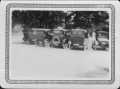 Photograph: [Automobiles lined up at opening ceremonies of the Brazos River Bridg…