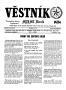 Primary view of Věstník (West, Tex.), Vol. 68, No. 40, Ed. 1 Wednesday, October 1, 1980