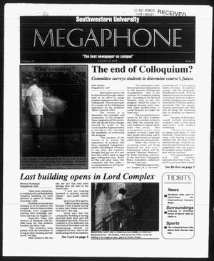 Primary view of object titled 'Megaphone (Georgetown, Tex.), Vol. 90, No. 6, Ed. 1 Thursday, October 5, 1995'.