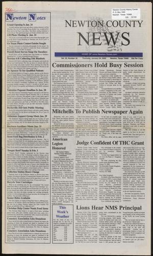 Primary view of object titled 'Newton County News (Newton, Tex.), Vol. 33, No. 26, Ed. 1 Thursday, January 24, 2002'.