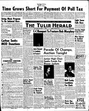 Primary view of object titled 'The Tulia Herald (Tulia, Tex.), Vol. 58, No. 3, Ed. 1 Thursday, January 20, 1966'.