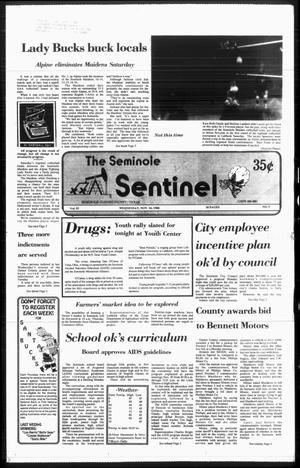 Primary view of object titled 'The Seminole Sentinel (Seminole, Tex.), Vol. 82, No. 5, Ed. 1 Wednesday, November 16, 1988'.