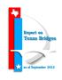 Report: Report on Texas Bridges as of September 2012