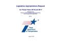 Book: Texas Department of Transportation Requests for Legislative Appropria…
