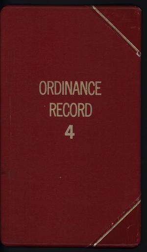 Primary view of object titled '[Abilene City Ordinances: 1984]'.