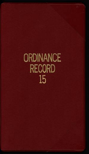 Primary view of object titled '[Abilene City Ordinances: 1995]'.