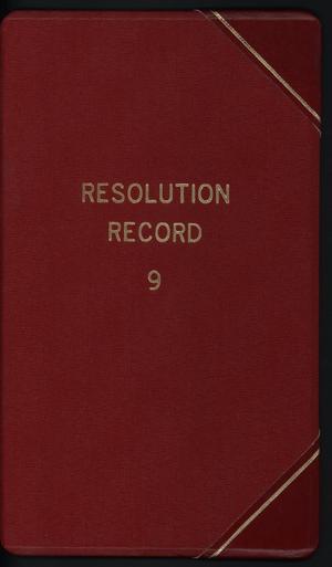 Primary view of object titled '[Abilene City Resolutions: 1989]'.