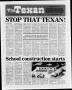 Thumbnail image of item number 1 in: 'The Texan (Bellaire, Tex.), Vol. 31, No. 28, Ed. 1 Wednesday, March 13, 1985'.