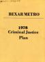 Book: Bexar Metropolitan Criminal Justice Plan, 1978