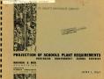 Primary view of Projection of Schools Plant Requirements: Northside Independent School District