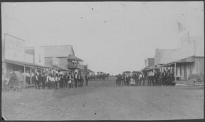 Primary view of object titled '[Photograph of Main Street]'.
