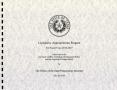 Legislative Document: Texas Office of the State Prosecuting Attorney Requests for Legislati…