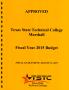 Book: Texas State Technical College Marshall Budget: 2015