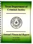 Report: Texas Department of Criminal Justice Annual Financial Report: 2014