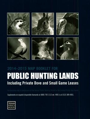 Primary view of object titled 'Public Hunting Lands Map Booklet, 2014-2015'.