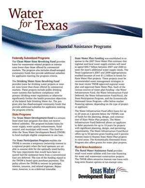 Primary view of object titled 'Financial Assistance Programs'.