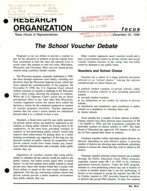 Primary view of object titled 'Focus Report, Volume 76, Number 2, December 1998'.