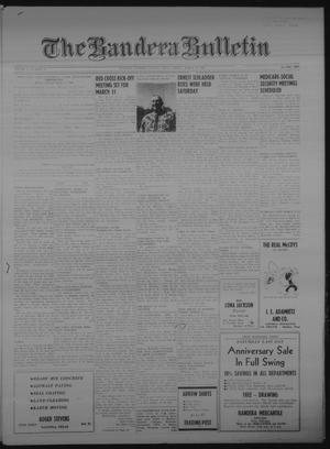 Primary view of object titled 'The Bandera Bulletin (Bandera, Tex.), Vol. 21, No. 39, Ed. 1 Friday, March 11, 1966'.