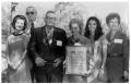 Thumbnail image of item number 1 in: '[Johnsons Standing with Awardees]'.