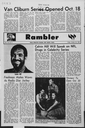 Primary view of object titled 'Rambler (Fort Worth, Tex.), Vol. 59, No. 8, Ed. 1 Saturday, October 22, 1983'.