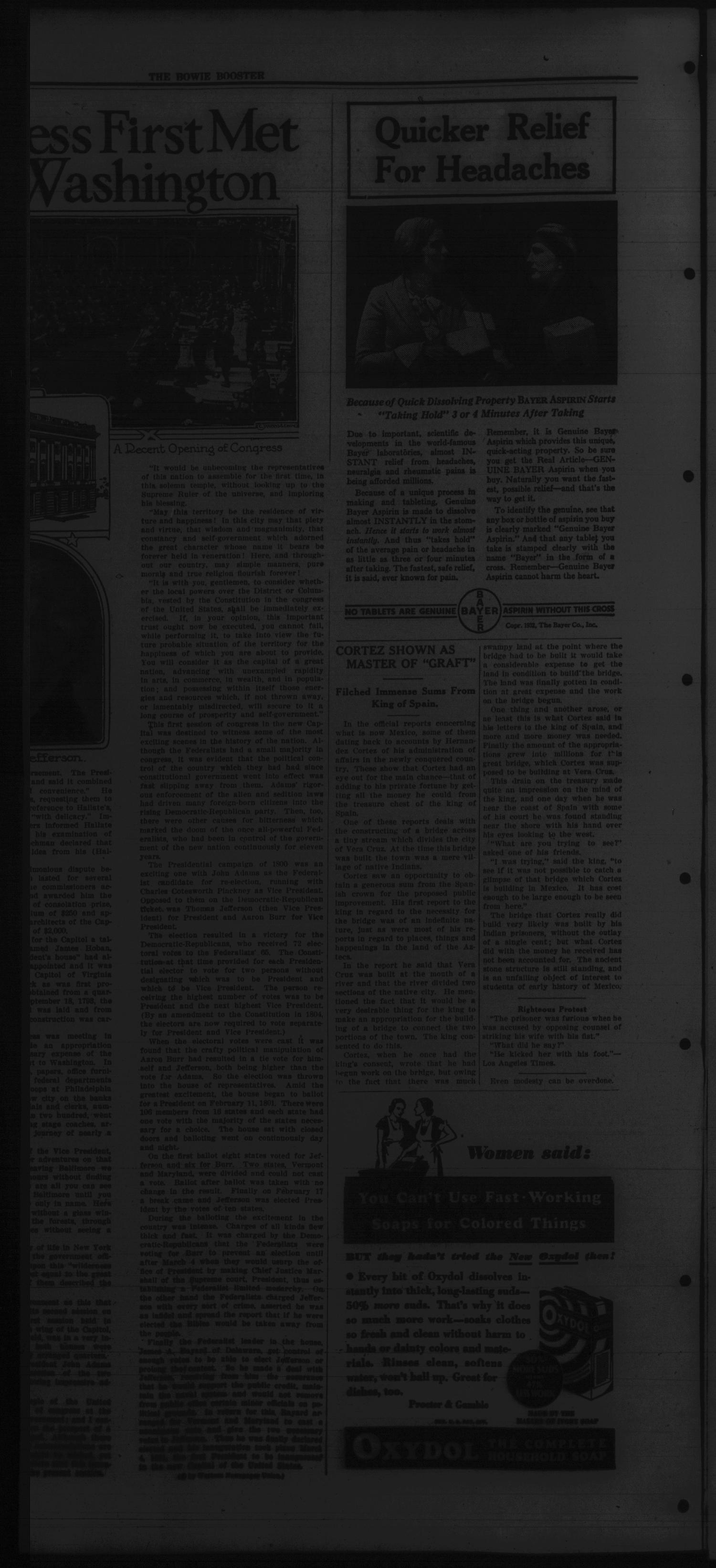 The Bowie Booster (Bowie, Tex.), Vol. 11, No. 36, Ed. 1 Thursday, December 1, 1932
                                                
                                                    [Sequence #]: 2 of 8
                                                