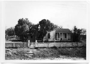 Primary view of object titled '[House with Low Metal Fence]'.
