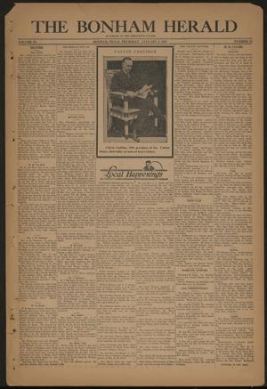 Primary view of object titled 'The Bonham Herald (Bonham, Tex.), Vol. 6, No. 25, Ed. 1 Thursday, January 5, 1933'.