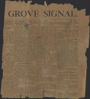 Primary view of object titled 'Honey Grove Signal. (Honey Grove, Tex.), No. 16, Ed. 1 Friday, June 9, 1893'.