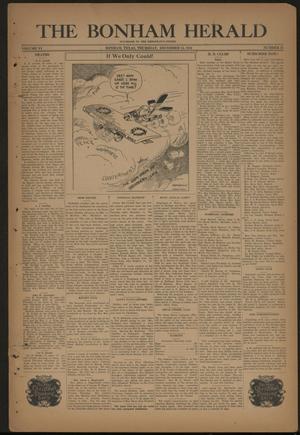 Primary view of object titled 'The Bonham Herald (Bonham, Tex.), Vol. 6, No. 22, Ed. 1 Thursday, December 15, 1932'.