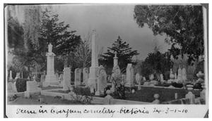 Scene in Evergreen Cemetery