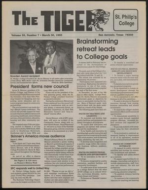 Primary view of The Tiger (San Antonio, Tex.), Vol. 33, No. 7, Ed. 1 Tuesday, March 30, 1993