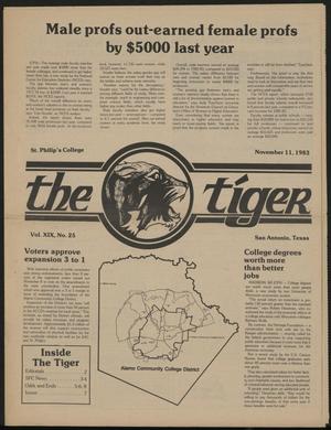 Primary view of The Tiger (San Antonio, Tex.), Vol. 19, No. 25, Ed. 1 Friday, November 11, 1983
