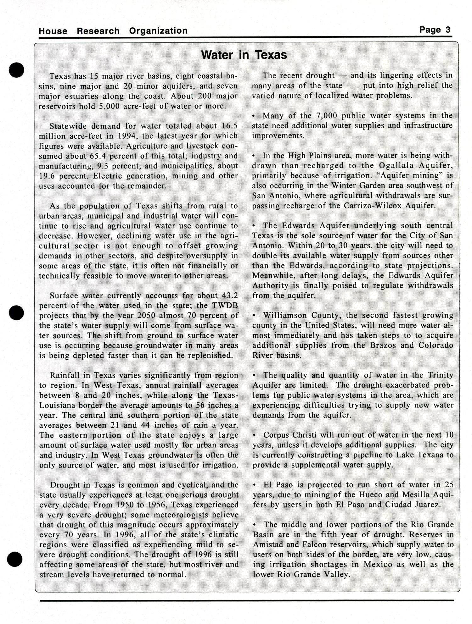 Focus Report: Volume 75, Number 13,  April 1997
                                                
                                                    3
                                                
