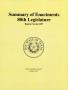Primary view of Texas Legislature Summary of Enactments: 80th Legislature, Regular Session, 2007