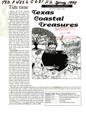 Primary view of object titled 'Texas Coastal Treasures, Volume 2, Number 2, Spring 1998'.
