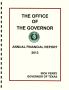 Report: Texas Office of the Governor Annual Financial Report: 2013