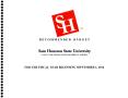 Book: Sam Houston State University Operating Budget: 2015