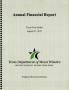 Report: Texas Department of Motor Vehicles Annual Financial Report: 2013